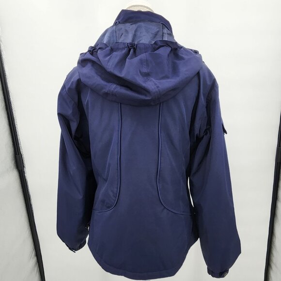 NILS Women's Navy Softshell Ski Jacket Snow Snowboard Size 10 - Picture 9 of 16